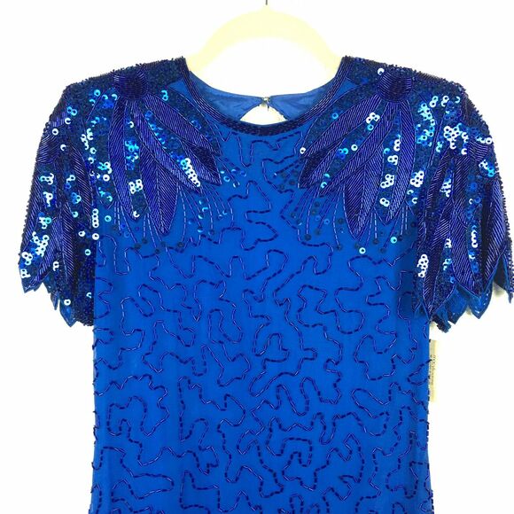 Vintage Silk Studio Morgan Taylor Sequin Dress - Picture 3 of 6